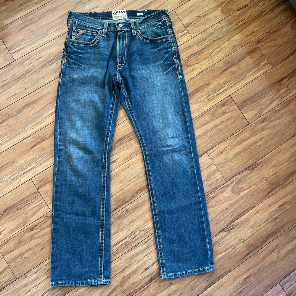 Ariat M5 Men's Blue Straight-Leg Jeans 36”/36”